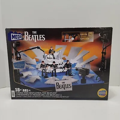 MEGA The Beatles The Ed Sullivan Show Building Set 681 PCS Mattel New! • $160