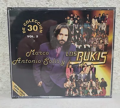 Los Bukis Marco Antonio Solis De Colección 30 Vol. 2 3 CD Set 1997 Cumbia Bolero • $32.39