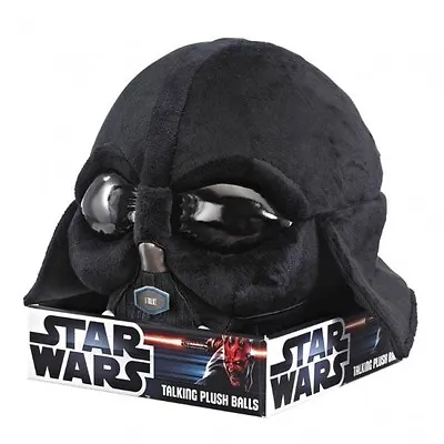 Star Wars Darth Vader Talking Plush Ball Bnib Great Gift Kick It Throw It • £13.99