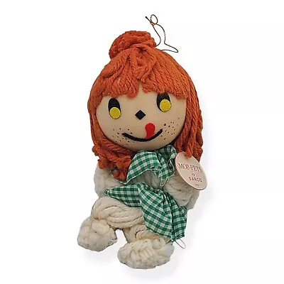 NEW W/ Tags Vintage 1960s Mop-Pets Yarn Doll Made In Japan Red Hair Freckles 6  • $24.99