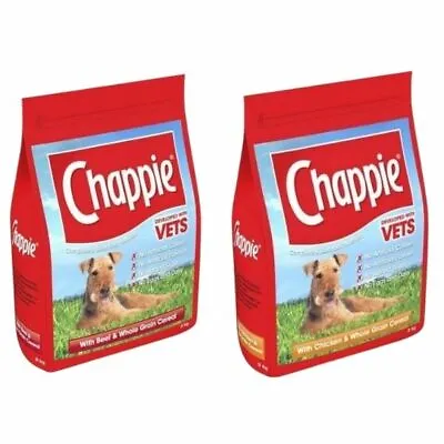 Chappie Original Dog Food Chicken Or Beef & Wholegrain Cereal 3kg 100% Complete • £16.89