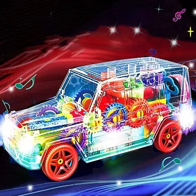 LED Light Music Cool Car 3 4 5 6 7 8 Year Old Age Boys Girl Kids Toys Gift NEW • £7.99
