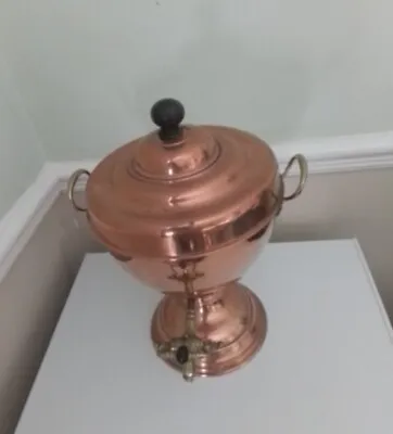 Antique Victorian Copper / Brass Samovar Tea Urn Or Water Heater • £110