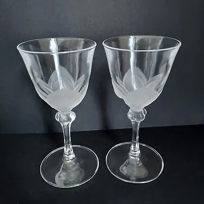 2 Vtg. Crystal D'arques Florence Pattern Cordial Sherry Aperitif Liquer Glasses • $14.99