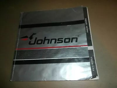 Vintage 1987 Johnson Outboard Boat Motor Owners Manual Models 9.9 / 15 • $18.99