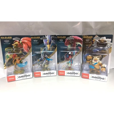 $195.50 • Buy Nintendo Amiibo Zelda Breath Of The Wild Champions Amiibo Set Of 4 For Switch NS
