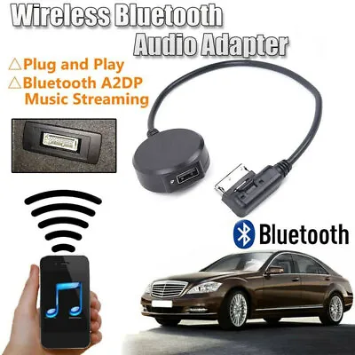 Input Audio Wireless Bluetooth USB-Adapter Music AUX Cable For Mercedes Benz MMI • $15.49