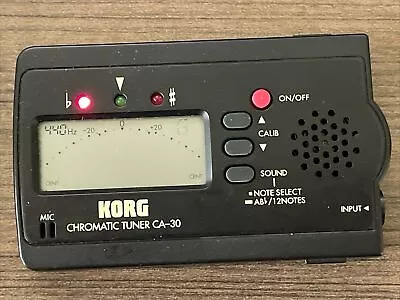 USED Korg CA-30 Solo Chromatic Tuner Woodwind Guitar Band Tested Works • $15