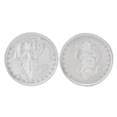 Unity & Liberty Symbol - 2 Oz .999 Fine Silver High Relief Round • $66.24