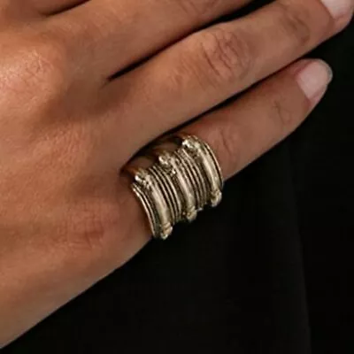 NEW LOW LUV X ERIN WASSON GOLD SNAKE ANTIQUE STYLE BOHO PINKIE RING 6 • $39.99