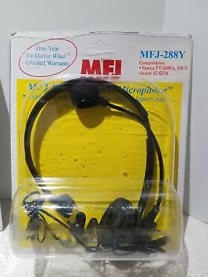 Mfj-288Y Deluxe Headset Microphone YaesuFT-50Rs VX-1 ICOM IC-Q7A • $20.55