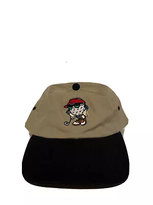 NEW Vintage BE THE BALL Golf Adjustable Dad Hat Embroidered Golf Ball Cartoon • $22.50