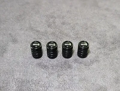 4pc Textured Black Mercedes Benz AMG Emblem Car Wheel Tire Valve Cap Stem Cover • $14.99