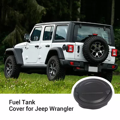 Aluminum Offroad Gas Cap Cover Fuel Filler Door For 2018-2023 Jeep Wrangler JL • $21.89