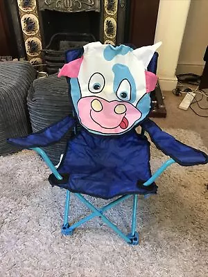 £6 • Buy GELERT Blue Kids Camping Chair - Animal Antics Toddlers 2-5