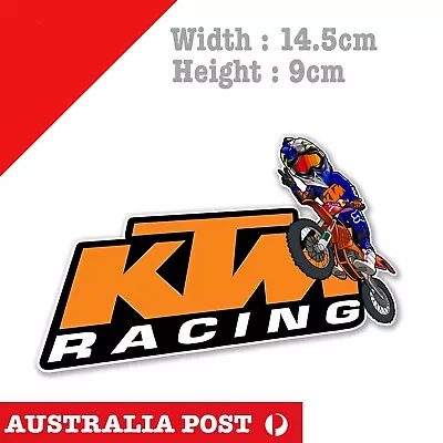 KTM Racing Dirt Bike Sticker • $7