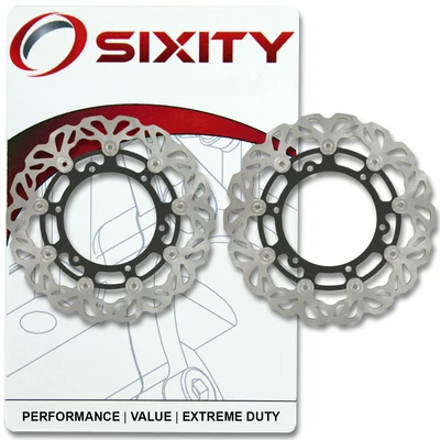 $172.93 • Buy Front Rotor 2004-2009 Yamaha XVS1100A V Star 1100 Classic Set Full Kit AS Ua