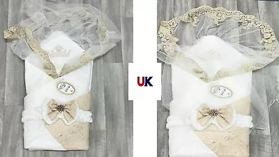 Baby Nest/Swaddle Come With Mosquito Net Big Beaded BOW To Give The Best Look • £24.99