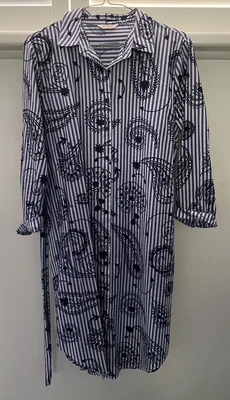 $41 • Buy GORMAN Shirt Dress Excellent Used Condition Size 8 High Low Hem