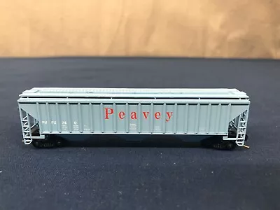 Unimate N Scale Peavey #740 3-Bay Covered Hopper Car W/ MT Couplers NO CASE (T) • $19.99