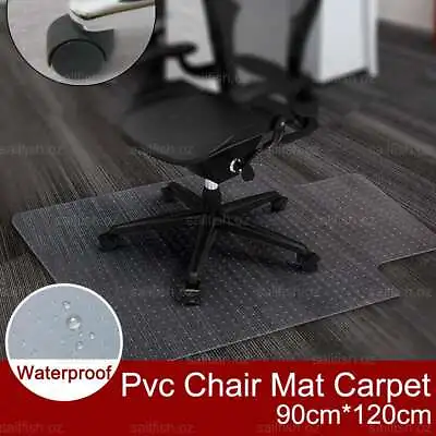 $26.95 • Buy Chair Mat Carpet Floor Protector 5mm PVC Home Office Room Computer Mat 120x90cm