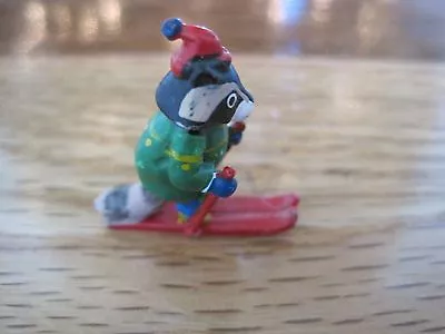 Miniature Metal Racoon On Skis • $9.97