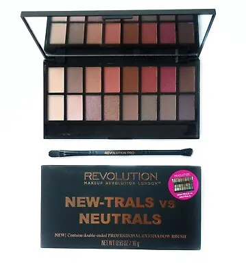 Revolution Makeup  NEW-TRALS Vs NEUTRALS  (16 Pan) Super-Elite Eyeshadow Palette • $19.95