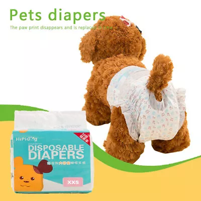 Pet Dog Puppy Nappy Diapers Male Dogs Disposable Sanitary Wraps Pants Underpants • $13.99