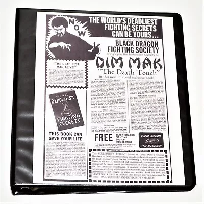 $38 • Buy Count Dante -The World's Deadliest Man Magazine Article Collection Karate Kenpo