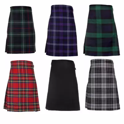 New Scottish Highland Tartan Polyviscose Adult's Party Kilt Various Tartans BNWT • £29.99