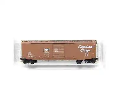 N Scale Micro-trains Mtl 33140 Cp Canadian Pacific 50' Plug Door Box Car #49201 • $18