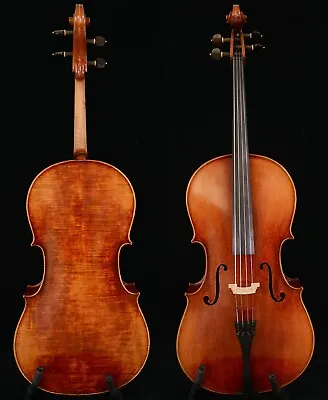 Amazing 7/8 Cello Master's Own Work 200-year Old Spruce No.W012 • $2599