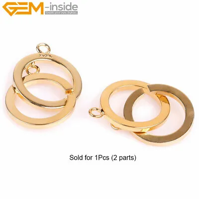 14K Gold Filled Hook&Eye Clasp Closures Jewelry Necklace Bracelet Making 16mm • £3.91