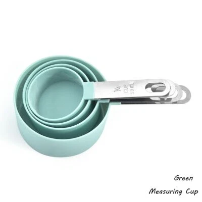 £5.61 • Buy 4 Pcs/Set Measuring Cups Spoon Flour Scoop With Scale Kitchen Gadgets Tools