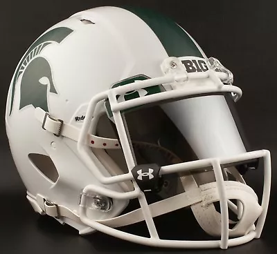 *CUSTOM* MICHIGAN STATE SPARTANS NCAA Riddell Speed AUTHENTIC Football Helmet • $339.99