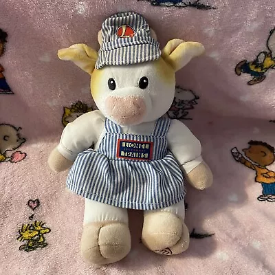 Enesco Mary’s Moo Moos Lionel Stuffed Cow Plush Train Conductor 8” Stuffed Toy • $4.25