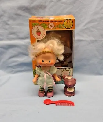 Vintage Strawberry Shortcake Doll Angel Cake Doll And Pet Souffle W/Box • $17.24