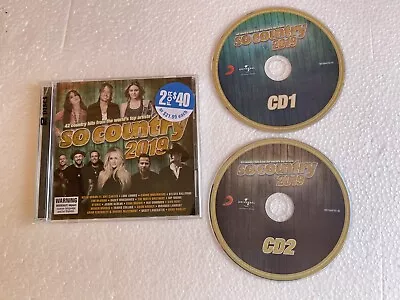 SO COUNTRY (2019) 2 X CD SET * Keith Urban Luke Combs Carrie Underwood (NM) • $19.90