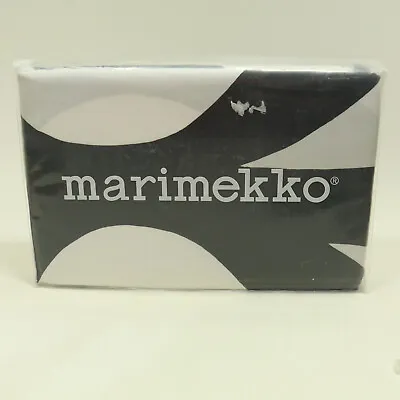 MARIMEKKO KIVET Twin Duvet Cover Black White Crate & Barrel NEW  • $69.95