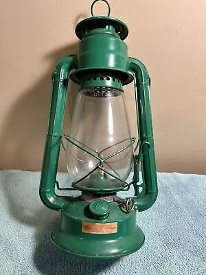 Vintage DIETZ Junior No 20. Green Kerosene Lantern Lamp W/ Glass Original Globe • $243.33