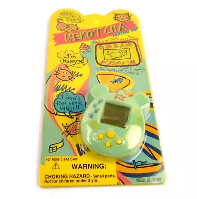 Vintage Nekotcha Virtual Pet Model # FL-001 New Old Stock NOS 1990's Toy 5yr+ • $9.83