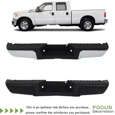 Rear Step Bumper Assembly Steel For 2008-2016 Ford F-250 F-350 F-450 Super Duty • $199.32