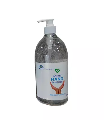 75% Alcohol Gel Hand Sanitizer – 1L Bottle • £6