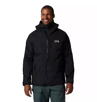 Mountain Hardwear FireFall/2 Insulated Men's Winter Jacket Black Medium • $231.20