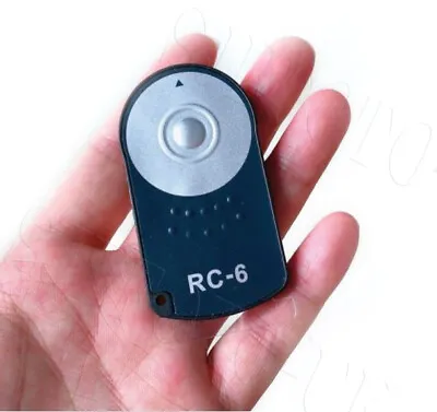 RC-6 Infrared Remote Control - Canon D-SLR EOS 800D 77D 760D 750D 700D 650D 600D • £6.99