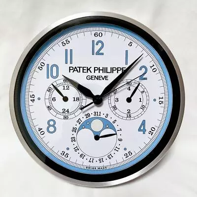 Patek Philippe Wall Clock New Light Blue Promotional Product For Dealer Showroom • $552.43