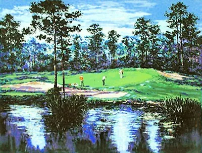 PINELAND PLANTATION - Rare Mint Golf Serigraph S/n By Mark King • $850