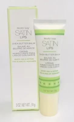 New In Box Mary Kay Satin Lips White Tea & Citrus Shea Butter Balm ~ Fast Ship • $11.95