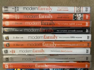 Modern Family - Seasons 1 2 3 4 5 7 8 9 10 DVD Set 9-season Lot Authentic • $54.99