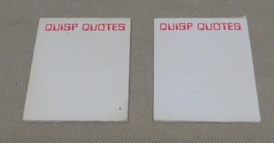 $6.99 • Buy Vintage Quaker Oats Quisp Notes Cereal Premiums